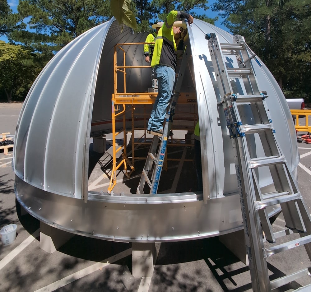 Fayetteville State University Ash Dome Installation