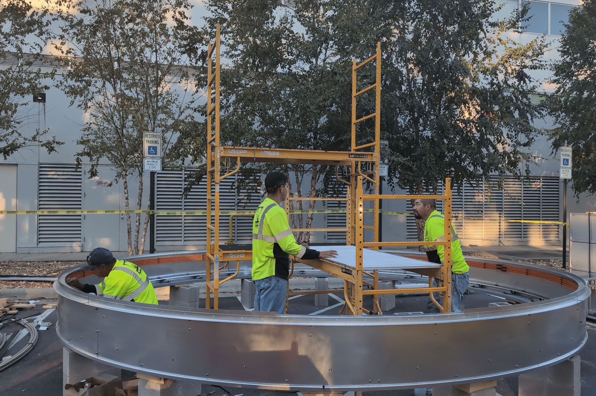 Fayetteville State University Ash Dome Installation